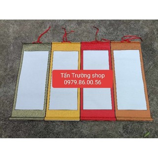 Giấy biểu lụa viết thư pháp kt 32*75
