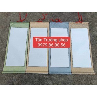 Giấy biểu lụa viết thư pháp kt 32*75