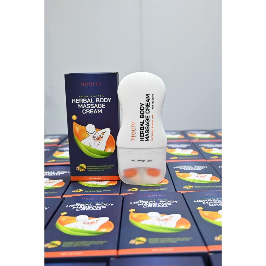 COMBO 2 Chai Thanh Lăn Thảo Dược Massage Hỗ Trợ Giảm Nhức Mỏi, Kem Dầu Herbal Body Thanh Tô Cosmetic