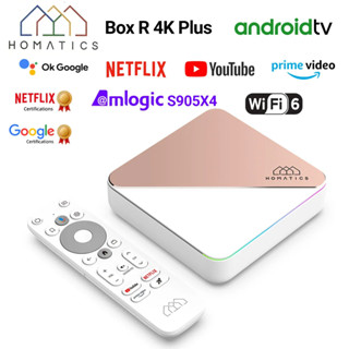 Android TV Box Homatics Box R 4K Plus cấu hình khủng, chứng chỉ Netflix, Google