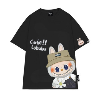 Áo Thun Nam Nữ LABUBU Form Rộng, Áo Thun Local Brand Cổ Tròn Oversize Chất Cotton - OV502