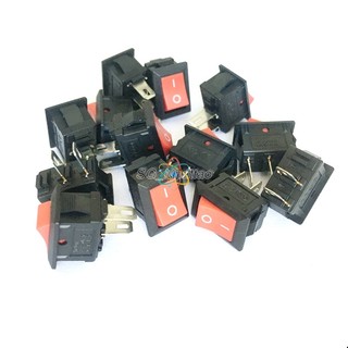 Set 5 Công tắc bập bênh 6A-250V KCD1-101 2 Chân ON-OFF