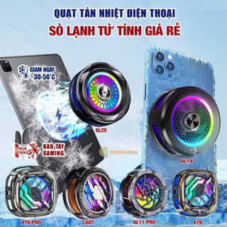 Quạt tản nhiệt điện thoại Memo CX07 V2 / AL19 / SL25 sò lạnh từ tính - Quạt tản nhiệt Ipad giá rẻ
