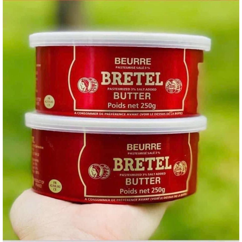 Bơ Pháp Bretel 250g Bơ Đồng Tiền Pháp