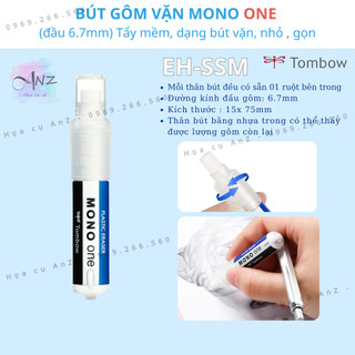 Bút gôm vặn Tombow Mono One 6.7mm
