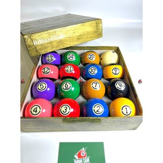 [THỊNH TÂM] Lẻ Bóng Bida Lỗ BLACK Mắt Gà DYNA - Bóng Lẻ Bi-A Pool Bi Cái Aramith Mắt Gà Yanmeiya Bình Dân [ TTBD ]