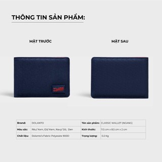 Ví DOLANTO BRAND® Classic Wallet - Ngang