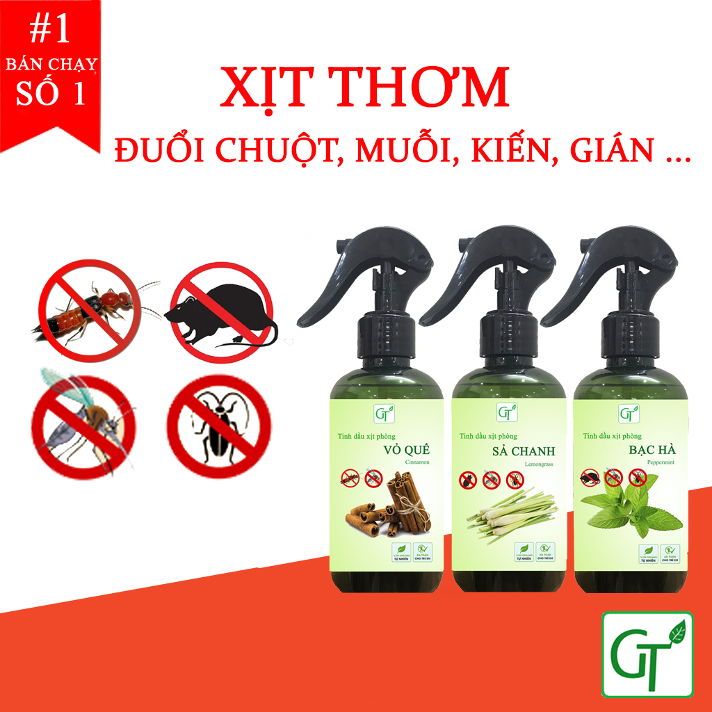 X.ị.t Thơm Tinh Dầu Đuổi Chuột, Muỗi, Kiến, Gián Và Côn Trùng