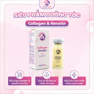 Dưỡng tóc Collagen & Keratin - Giữ Màu Nhuộm & Phục Hồi Hư Tổn - Minzihair, Minzihair HCM