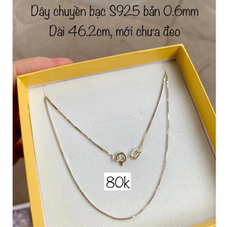 Dây chuyền bạc S925 thanh lý