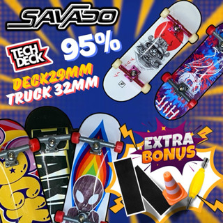 [KÈM TOOL] [Phân loại 95%] [DECK 29mm;  TRUCK 32mm] Ván trượt ngón tay fingerboard, chính hãng Techdeck