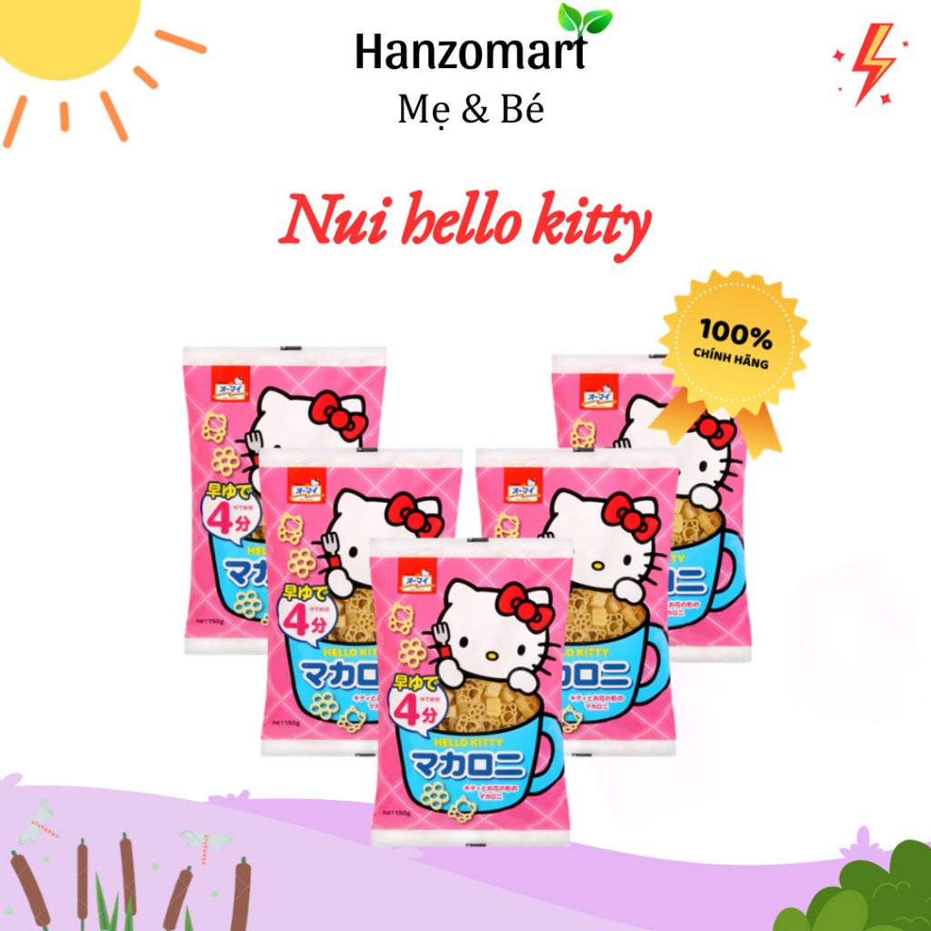 Nui Hello Kitty cho bé ăn dặm (8m+) 120gr