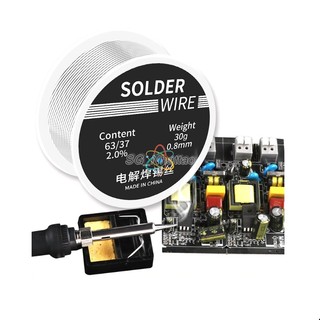 Thiếc hàn chì 63/37 0.8mm 30Gram SOLDER