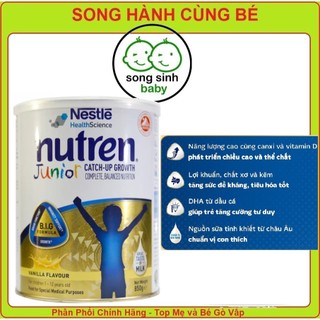 Sữa bột Nutren Junior hương vani 850g