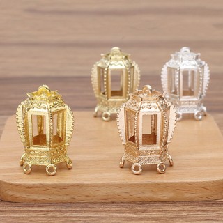 Phiến đúc hoạ tiết lồng đèn lục lăng 25*35mm nguyên liệu làm trâm lồng đèn phát sáng làm trang sức cổ trang NL1394