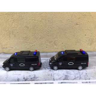 Mô hình xe POLICE CSCĐ Mercedes Printer 1:32