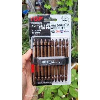 Mũi vít 2 đầu bake, đầu vít 2 đầu 110mm từ tính thép siêu cứng hiệu top chính hãng