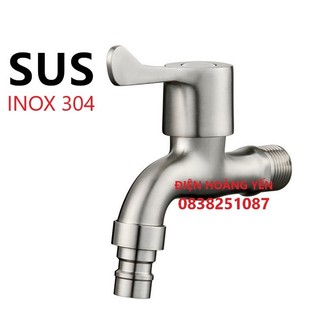 VÒI HỒ VÒI NƯỚC VÒI MÁY GIẶT INOX 304 CAO CẤP