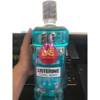 Combo 2 chai nước xúc miệng Listerine Thailand 750 & 250 ml