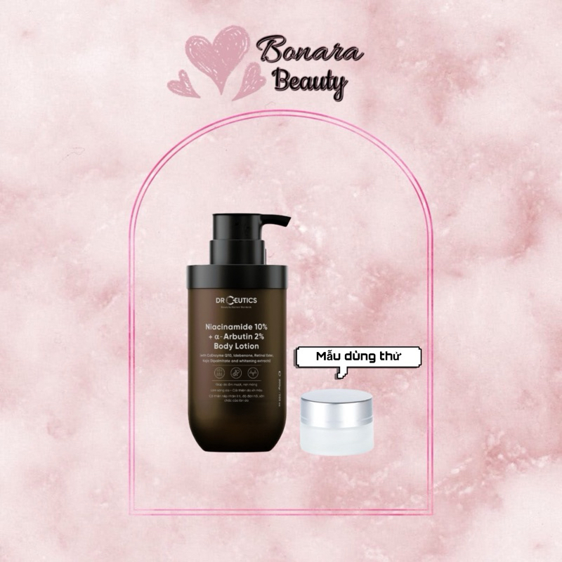 Sữa dưỡng thể DrCeutics Body Lotion Healthy White dùng thử