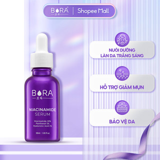 Serum Dưỡng Trắng Da BORA NIACINAMIDE 20% Giúp Làn Da Đẹp Và Khỏe Mạnh Hơn Lọ 30ml