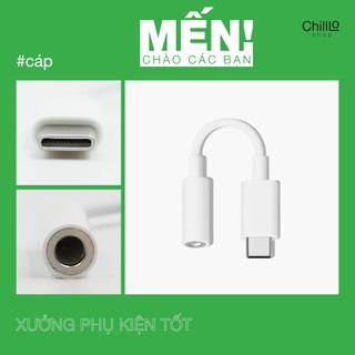 Cáp chuyển đổi type-c sang 3.5mm - chuyển đổi âm thanh kết nối usb-c ra jack 3.5mm