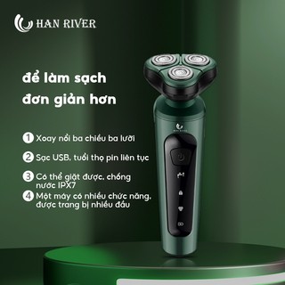 HAN RIVER máy cạo râu Máy cạo râu đa năng Máy cạo râu điện dao cạo 3 trong 1 Cầm tay