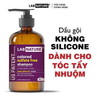  Dầu gội Lab Nature No.1 Không Silicone Khử Vàng Giữ Màu Tóc Tẩy Nhuộm - Công nghệ Nano Dầu Olive -250ml 