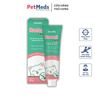  Vemedim Hairball Cure - Gel Bổ Sung Dinh Dưỡng Ngừa Búi Lông Chống Táo Bón Cho Chó Mèo 