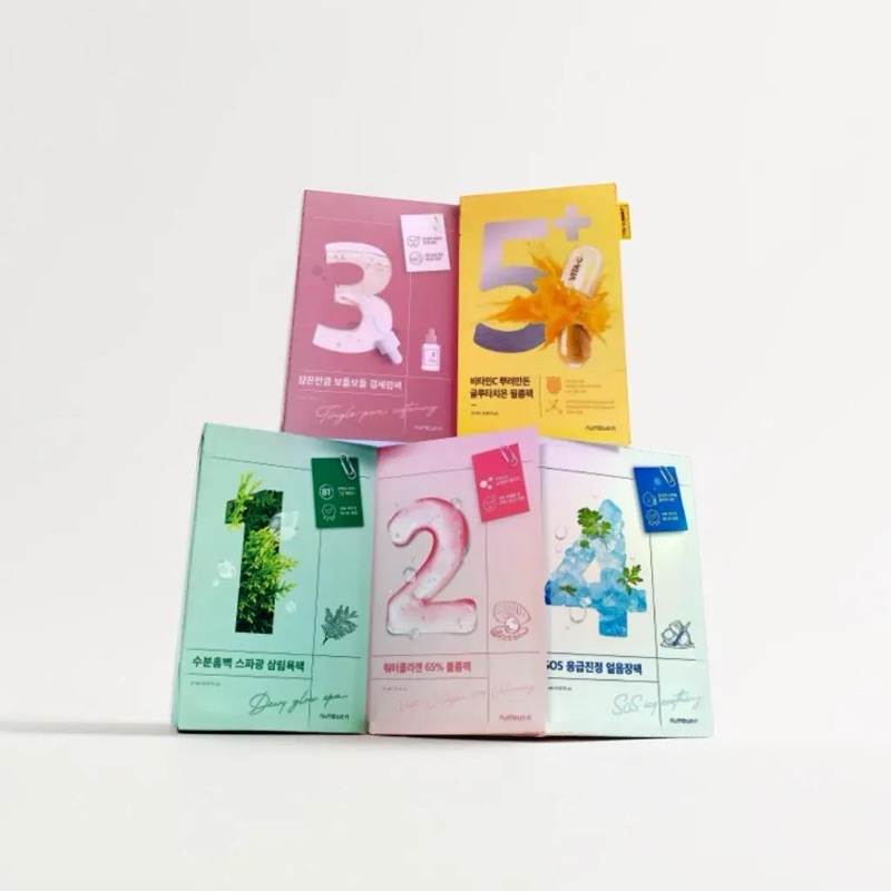 Mặt nạ giấy NUMBUZIN SHEET MASK No.1, No.2, No.3, No.4, No.5