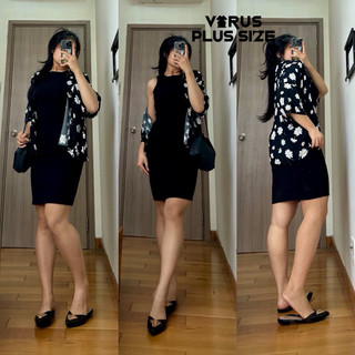 [Virusplussize] Sale outlet - Đầm ba lổ F21plus hở lưng bigsize (2599)