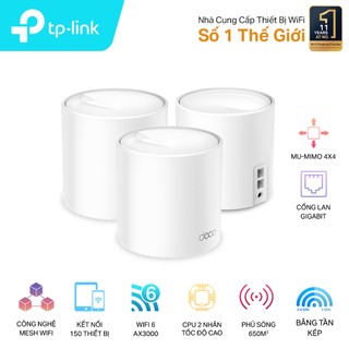 Bộ phát wifi 6 tp-link deco x60 3-pack