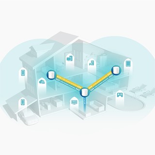 Bộ phát wifi 6 TP-Link Deco X60 3-Pack (Chuẩn AX/ AX5400Mbps/ 4 Ăng-ten ngầm/ Wifi Mesh/ Dưới 100 User)