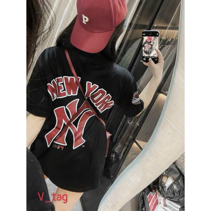 [Vải Xịn] Áo Thun MLB New York Form Rộng in kỹ thuật số - Vải xịn - Mỹ Tú Store | BigBuy360 - bigbuy360.vn