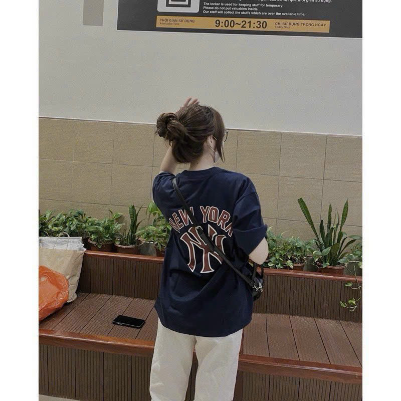 [Vải Xịn] Áo Thun MLB New York Form Rộng in kỹ thuật số - Vải xịn - Mỹ Tú Store | BigBuy360 - bigbuy360.vn