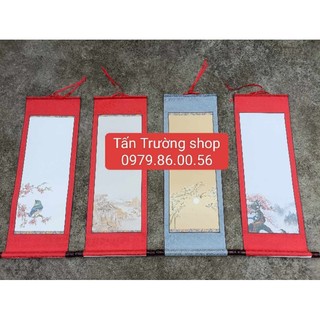 Giấy biểu lụa viết thư pháp kt 32*90