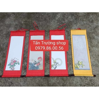Giấy biểu lụa viết thư pháp kích thước 32×90