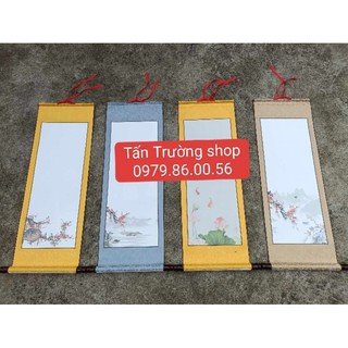Giấy biểu lụa viết thư pháp kt 32*90