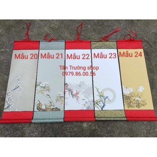 Giấy biểu lụa viết thư pháp kích thước 27*80