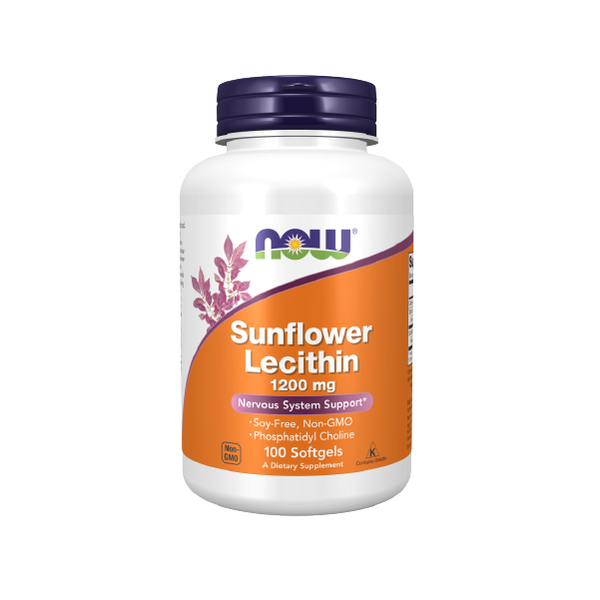 Viên uống Now Sunflower Lecithin 1200mg (100 viên ) - Hỗ trợ sức khỏe toàn diện nhập Mỹ - Gymstore