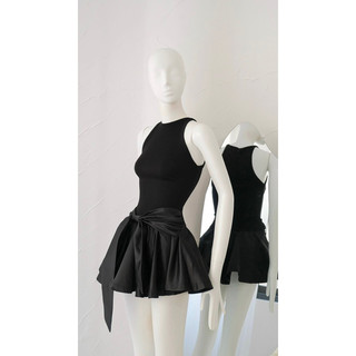Đầm xoè tanktop phối nơ lụa trending