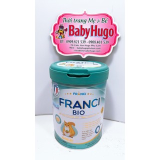 [MẪU MỚI - HỖ TRỢ TIÊU HOÁ TỐT]  Sữa Bột FRANCI BIO 0+  Hộp 800g