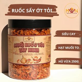 Hũ 250G Muối Ruốc Sấy Ớt Tỏi Tây Ninh Siêu Cay Thương Hiệu MẶN - Tay Ninh Small Shrimp Garlic Salt