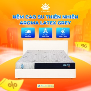 Nệm Cao Su Hoạt Tính Grey, Đàn Hồi Tốt, Kháng Khuẩn, Chống Nấm Mốc, Bảo Hành 10 Năm