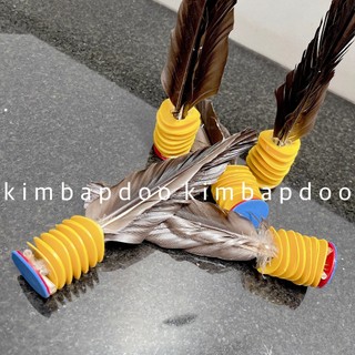 Cầu lông - trái cầu lông đá - trò chơi đá cầu cho bé hoạt động thể thao kimbapdoo