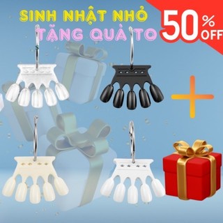 Móng mẫu vương miện - móng mẫu tập vẽ, tập sơn bịch 10 miếng 50 móng CHANH NAIL
