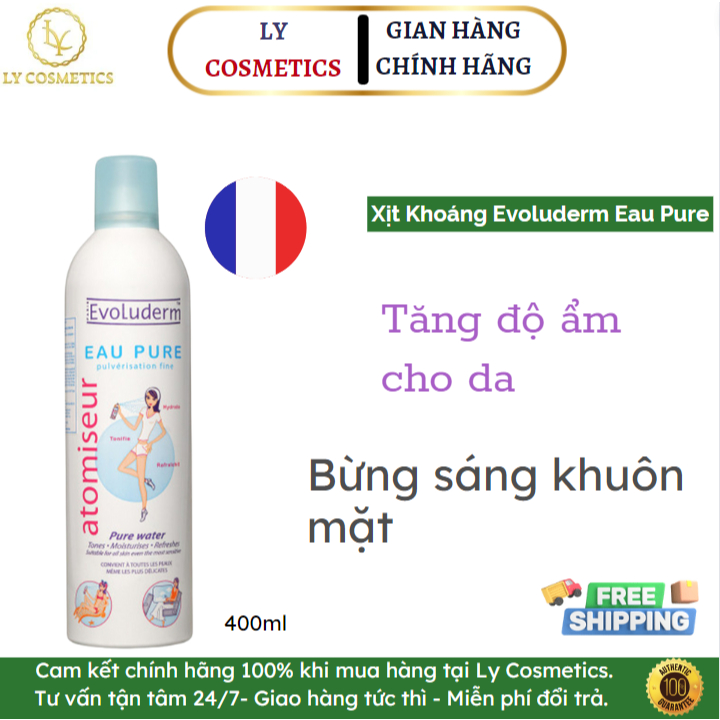 Xịt Khoáng Evoluderm Eau Pure