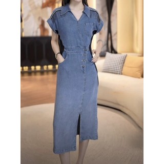 ĐẦM JEAN RUA RUA - YB240718