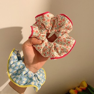 Dây cột tóc vải scrunchies hoa dễ thương TIMSTORE phụ kiện buộc tóc thời trang