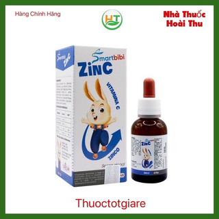 SmartBiBi ZINC -Bổ sung Kẽm, Vitamin C ,cải thiện biếng ăn,tăng đề kháng cho trẻ
